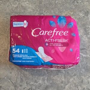 (J33) Acti-Fresh Liners Pink and Blue 54 Count Regular